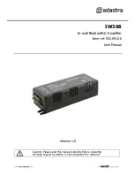 Предварительный просмотр 1 страницы Adastra IW30B User Manual