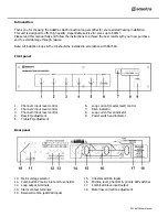 Предварительный просмотр 3 страницы Adastra LA-600 User Manual