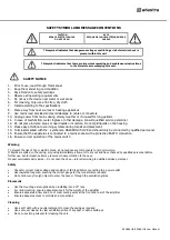 Предварительный просмотр 2 страницы Adastra LA-Series User Manual