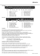 Предварительный просмотр 3 страницы Adastra MM3260 User Manual