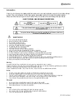 Предварительный просмотр 2 страницы Adastra RM1202 User Manual