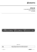 Adastra RMS1202 User Manual предпросмотр