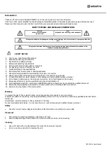 Предварительный просмотр 2 страницы Adastra RMS605 User Manual