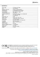 Предварительный просмотр 7 страницы Adastra SA-240 User Manual