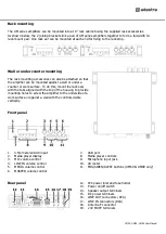 Preview for 3 page of Adastra UM Series User Manual