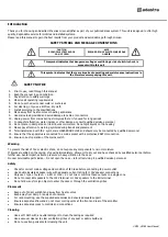 Предварительный просмотр 2 страницы Adastra UM60 User Manual