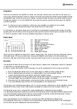 Предварительный просмотр 5 страницы Adastra UM60 User Manual