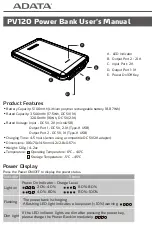 Предварительный просмотр 1 страницы Adata PV120 User Manual