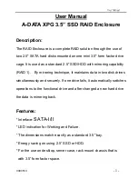 Preview for 1 page of Adata XPG User Manual