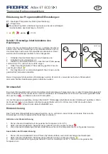 Предварительный просмотр 7 страницы Adax ET ECO SX.1 User Instructions