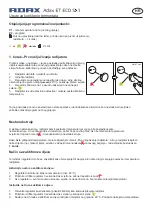 Предварительный просмотр 25 страницы Adax ET ECO SX.1 User Instructions