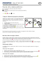 Предварительный просмотр 34 страницы Adax ET ECO SX.1 User Instructions