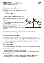 Предварительный просмотр 37 страницы Adax ET ECO SX.1 User Instructions