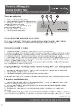 Предварительный просмотр 8 страницы Adax Glamox heating H40 H WT2 User Manual