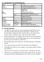 Preview for 21 page of Adax SET GSM SWITCH User Manual