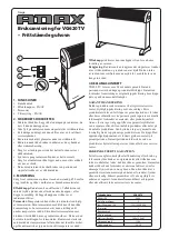 Adax VG620 TV User Manual preview