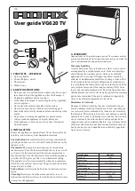 Preview for 4 page of Adax VG620 TV User Manual