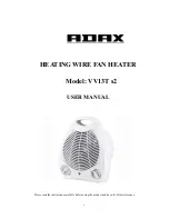 Preview for 5 page of Adax VV13T s2 User Manual