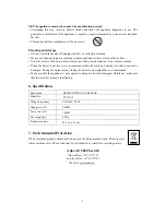 Preview for 8 page of Adax VV13T s2 User Manual