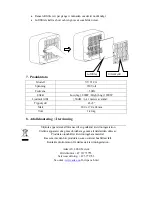 Preview for 12 page of Adax VV21 CA User Manual