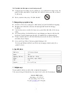 Preview for 4 page of Adax VV31 User Manual