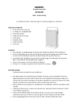 Preview for 1 page of Adax VV50 CAT User Instructions