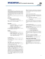 Preview for 4 page of Adax WT User Manual