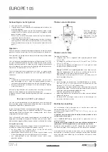 Preview for 4 page of ADB Stagelight EUROPE 105 Series Instruction Manual