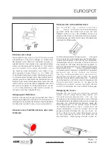 Preview for 9 page of ADB Stagelight EUROSPOT C51 Instruction Manual