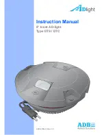 Предварительный просмотр 1 страницы ADB DTC Instruction Manual