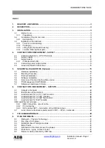 Предварительный просмотр 3 страницы ADB EURODIM TWIN TECH Installation Manual