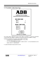 Предварительный просмотр 115 страницы ADB EURODIM TWIN TECH Installation Manual