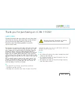 Предварительный просмотр 3 страницы ADB i-Can 1110SV User Manual