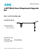 Preview for 1 page of ADB L-807 Installation Manual