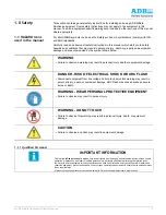 Предварительный просмотр 7 страницы ADB L-852A User Manual