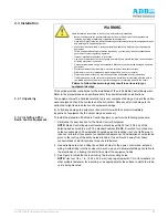 Предварительный просмотр 21 страницы ADB L-854 Operation Manual