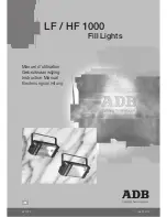 ADB LF 1000 Instruction Manual предпросмотр