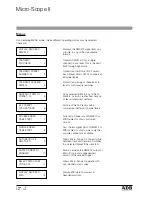 Preview for 8 page of ADB Micro-Scope II Instruction Manual