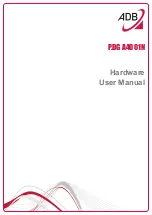 Preview for 1 page of ADB P.DGA4001N Hardware User Manual