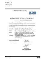 Preview for 14 page of ADB SOFTLUX Instruction Manual