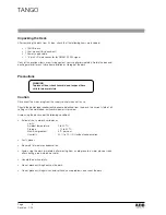 Предварительный просмотр 8 страницы ADB TANGO Instruction Manual