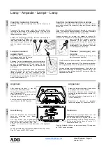 Предварительный просмотр 10 страницы ADB WARP Daylight Series Instruction Manual