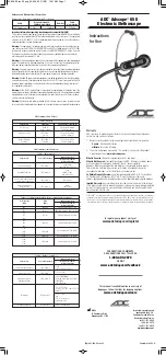 ADC ADC Adscope 658 Instructions For Use предпросмотр