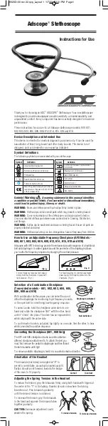 Предварительный просмотр 1 страницы ADC ADSCOPE 600 Instructions For Use