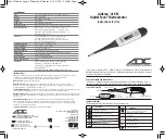 Предварительный просмотр 1 страницы ADC Adtemp 415FL Instructions For Use