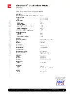 Предварительный просмотр 3 страницы ADC ClearGain Dual Inline TMAs Specification Sheet