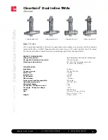 Предварительный просмотр 4 страницы ADC ClearGain Dual Inline TMAs Specification Sheet