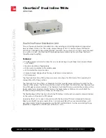 Предварительный просмотр 5 страницы ADC ClearGain Dual Inline TMAs Specification Sheet