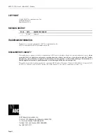 Preview for 2 page of ADC Digivance NXD Installation And Maintenance Manual