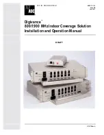 Preview for 1 page of ADC Digivance Installation And Operation Manual